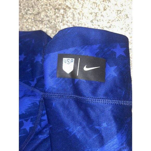 Nike USA‎ Power Victory Leggings Size XL  Athleisure Blue Patriotic - Picture 7 of 7